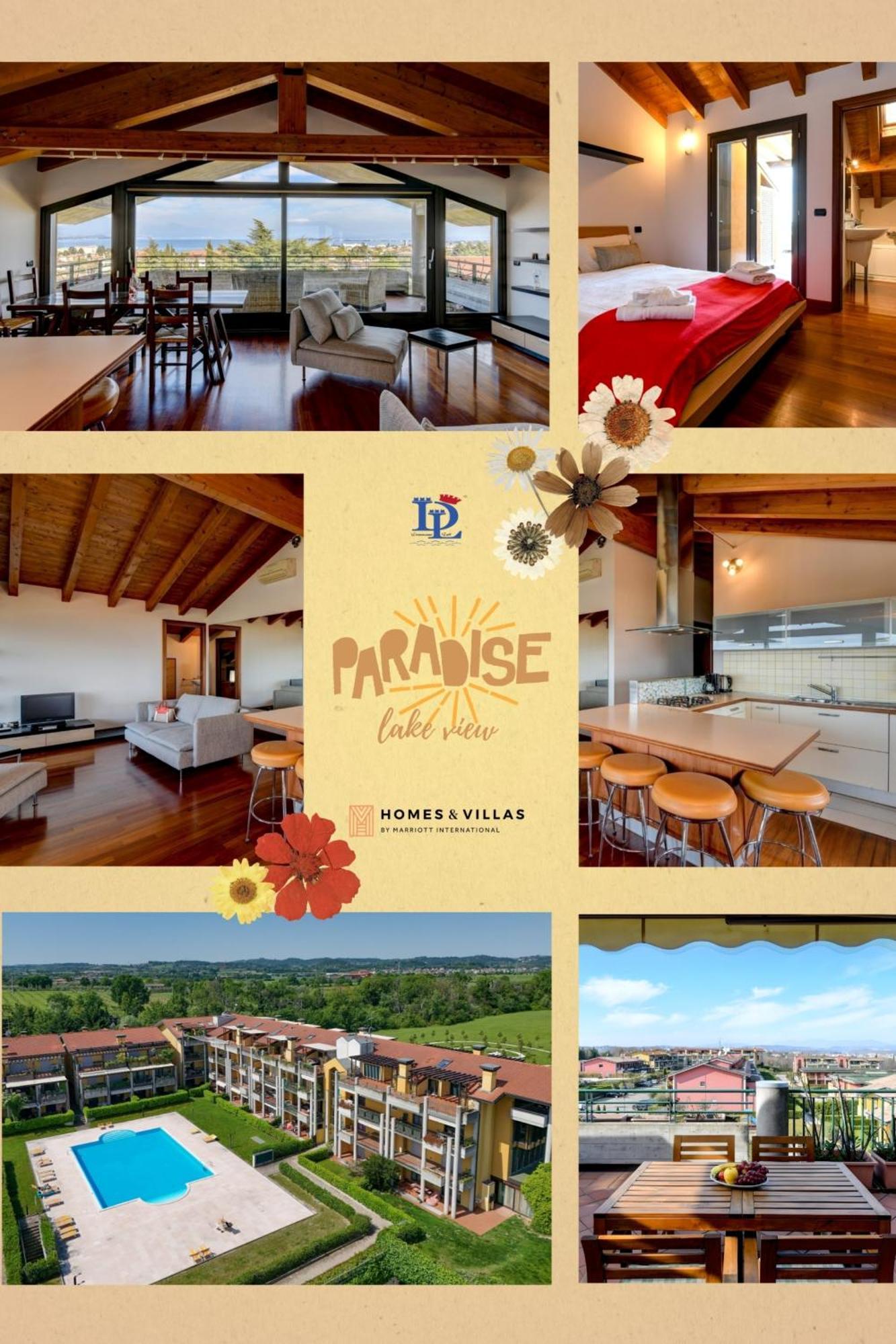 Desenzanoloft Official Partner Marriott Homes & Villas - Paradise Lake View In A 5 Pools Exclusive Residence 데센자노델가르다 외부 사진